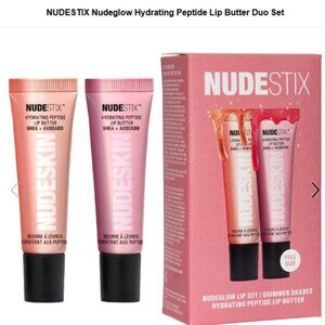 NUDESTIX Nudeglow lipset shimmer duo Vanilla Sprinkle and Rose Sparkle new box